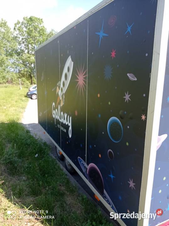 Gotowy biznes Przyczepa z lodami goframi granitą mazowieckie