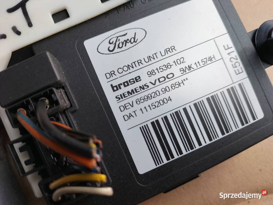 FORD FOCUS C MK1 SILNICZEK MECHANIZMU SZYBY LEWY lubelskie Kamień-Kolonia