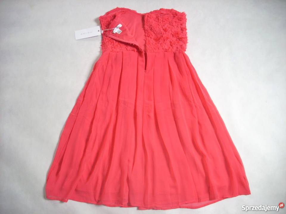 AMISU sukienka PŁATKI wesele Cudna Nowa 40 L Nowy Sącz