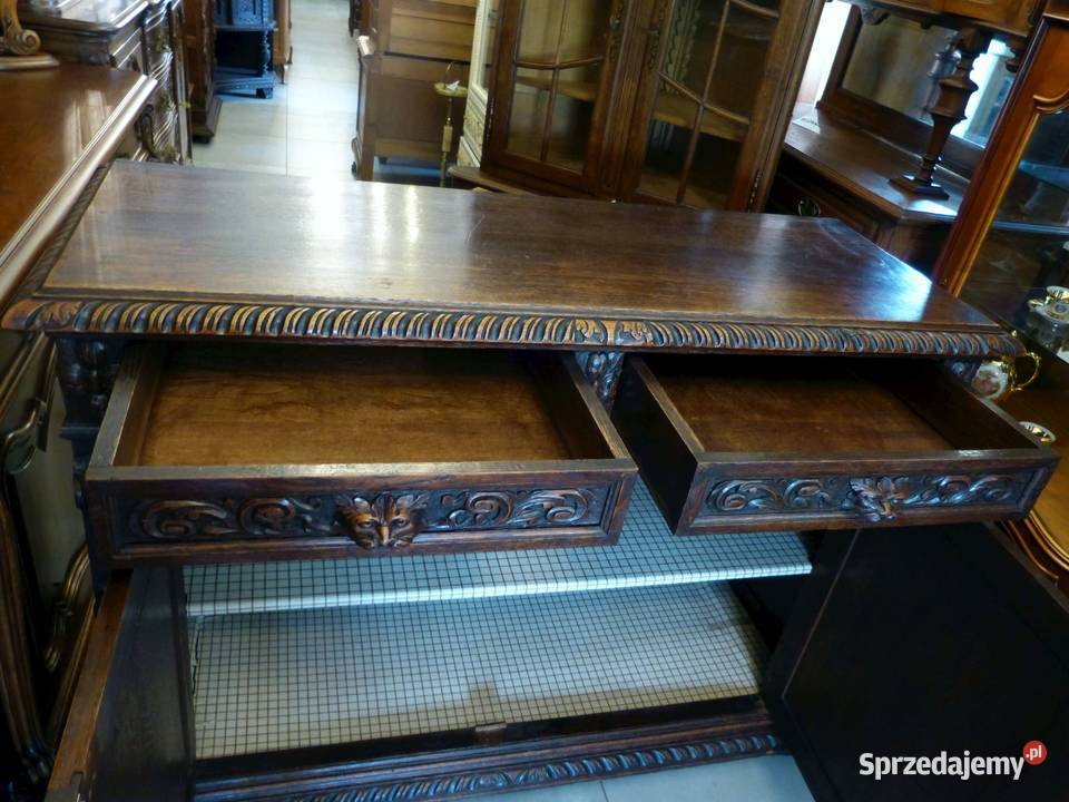 Wspaniała komodaszafka myśliwska dąbsklep Dąbrowa Górnicza