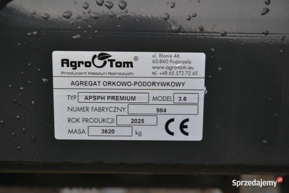 APH Premium Agregat orkowopodorywkowy AGROTOM