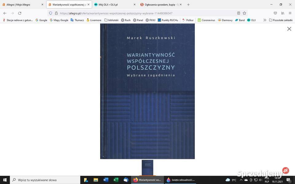 Wariantywność współczesnej polszczyzny Wybrane Łódź