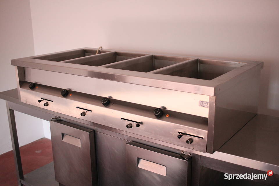 Bemar elektryczny stołowy 4komorowy DORA METAL Gastronomia śląskie Pszczyna