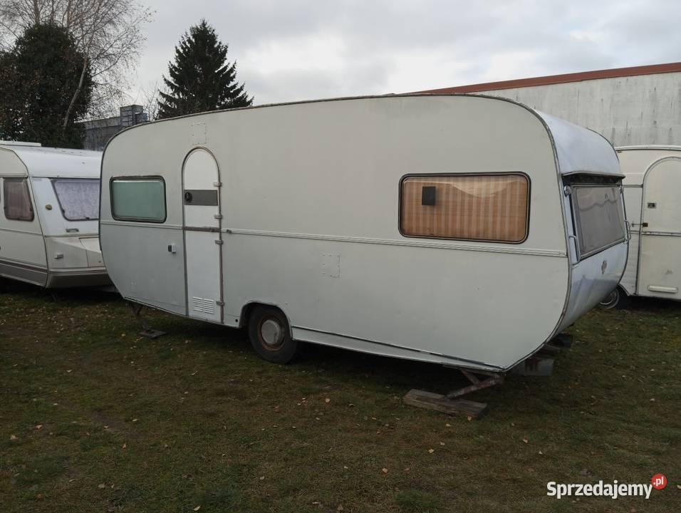 Przyczepa kempingowa na budowę działkę stróżówka Bydgoszcz sprzedam