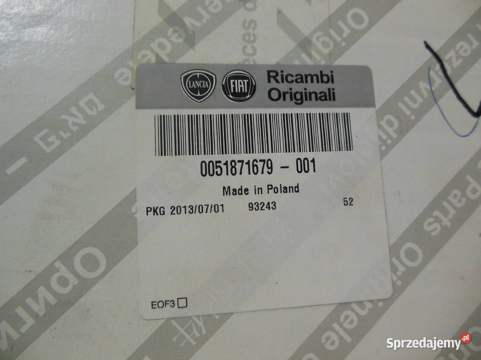 AMORTYZATOR PRZEDNI PRAWY FIAT 500 2007 51871679 Kozy