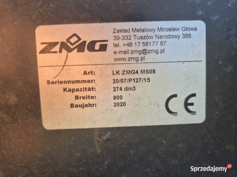Łyżka do kopania 80 5 zębów MS08 Mszana Dolna