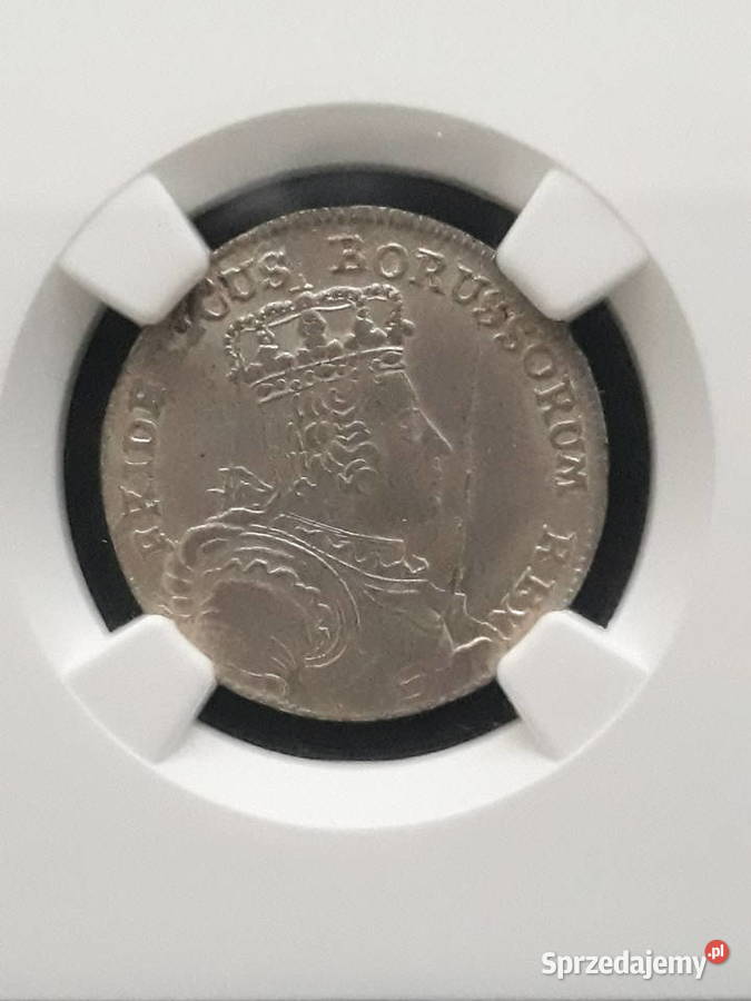 6 Groszy 1757 r B Wrocław NGC62 Konin