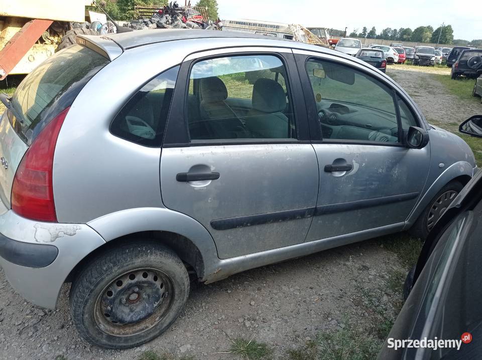 Citroen C3 14 HDI 50 kW 2002 r dawca części Szklarka Myślniewska