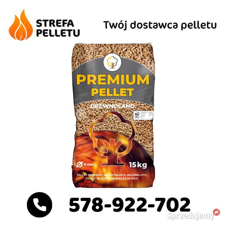 Pellet 6mm sosnowy A1 Frysztak i Transport z Opał