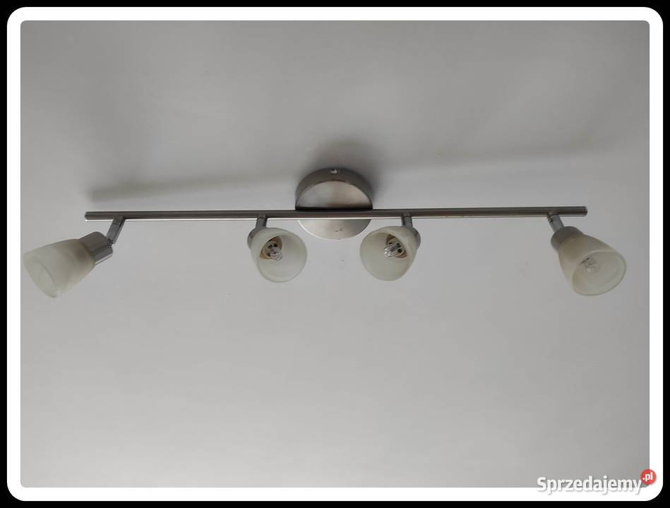 Lampa sufitowa z 4 kloszami Oświetlenie Płock sprzedam