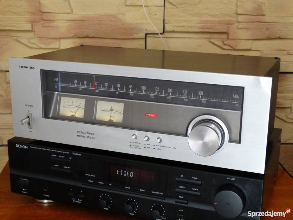 Tuner radiowy Toshiba śliczny Vintage WYSYŁKA podkarpackie Jasło sprzedam