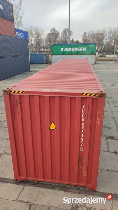 Kontener morski 40 HC High Cube 12 metrowy Pewny Biznes i Przemysł