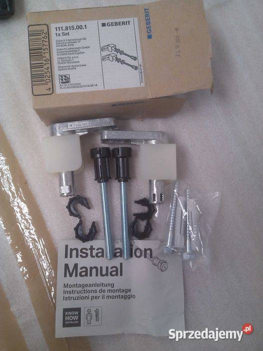 GEBERIT 111815001 wsporniki dystansowe WC Duofix Zestawy podtynkowe WC Ełk