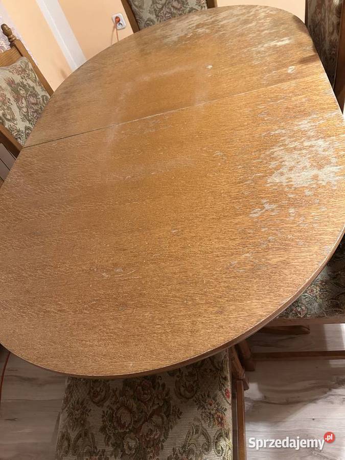 Sprzedam stół z krzesłami Kościan sprzedam