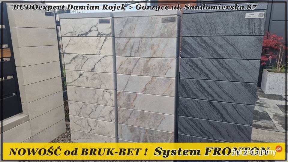 Pustak bloczek BRUKBET na ogrodzenie model podkarpackie Stalowa Wola