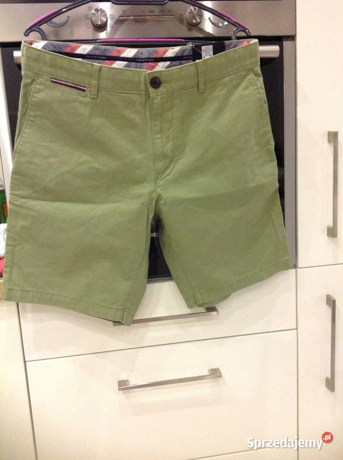 Spodnie Krotkie Szorty Męskie TOMMY HILFIGER 33 Nowa Sól