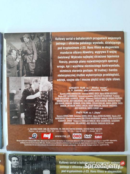 kolekcja DVD z serialem wojennym Stawka większa Wrotnów sprzedam