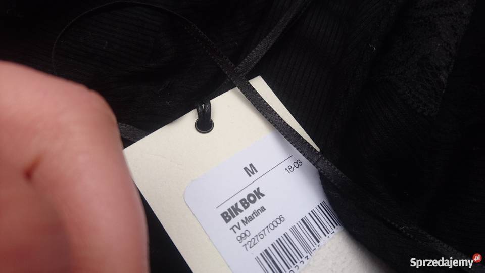 Czarne prążkowane body Bik Bik M nowe Rozmiar 38(M) Zembrzyce