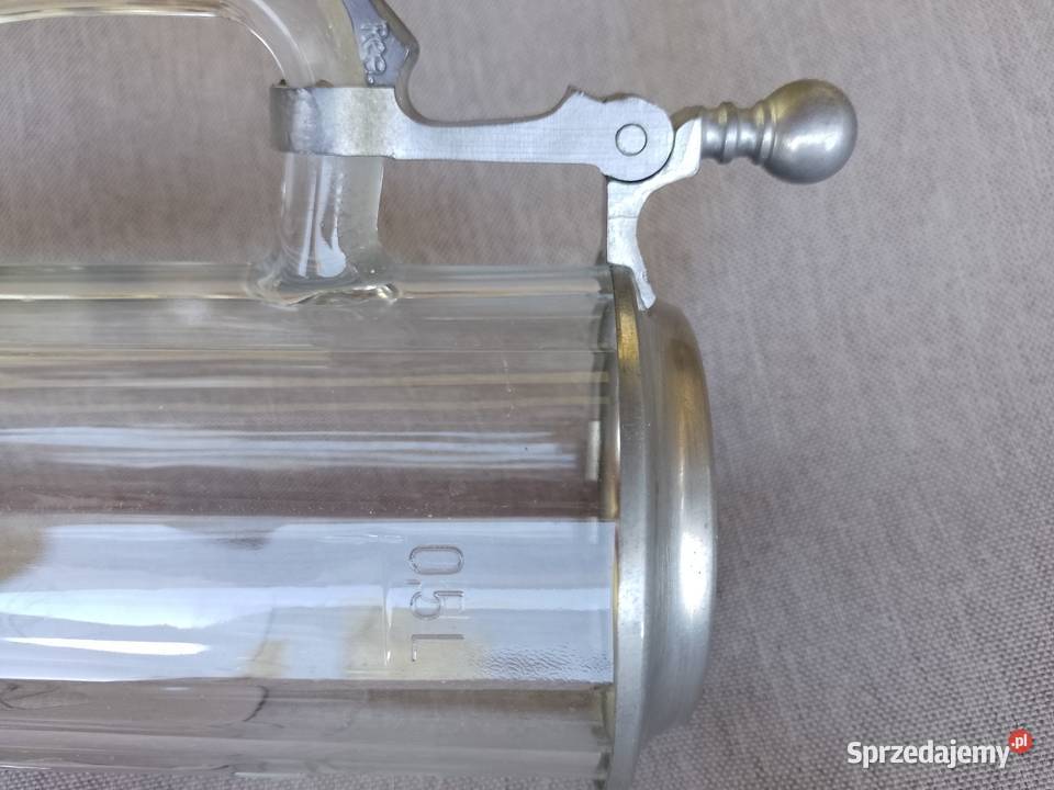 Kufel szklany z pokrywą 05 L Warszawa