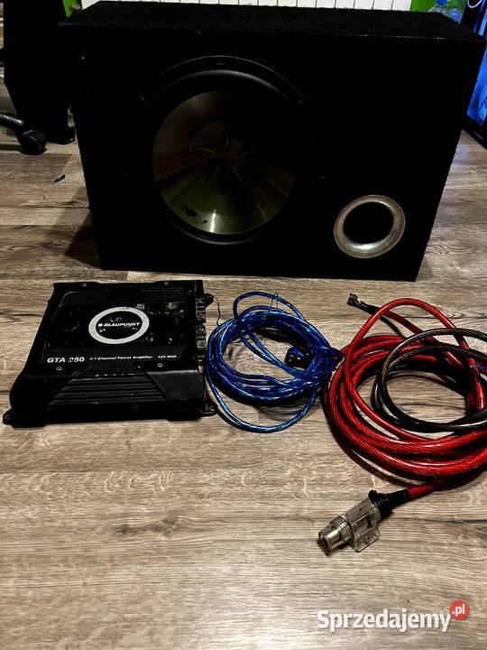 Sprzedam zestaw audio głośnik z wzmacniaczem i Elektronika wielkopolskie Dzierzbotki sprzedam