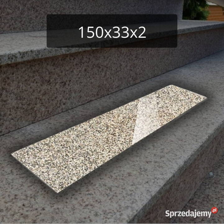 Stopnica granitowa yellow pink G682 polerowana sprzedam