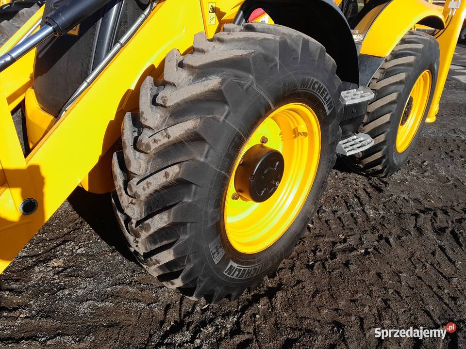 JCB 4CX 2022R JOYSTICK SZYBKOZŁĄCZE KLIMA CAT Ramię wyburzeniowe Koparki