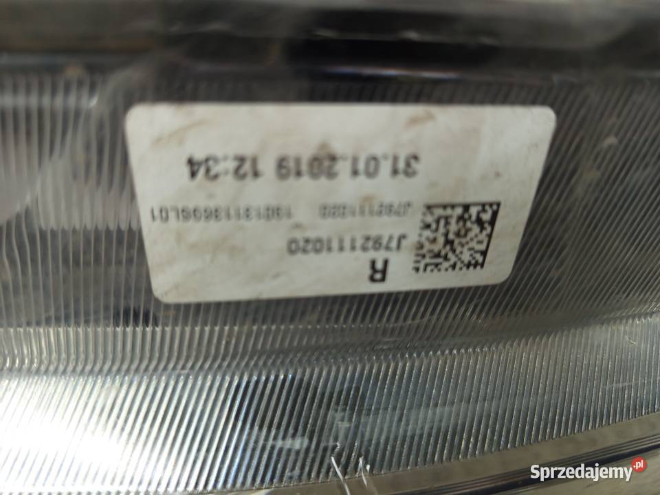 Reflektor prawy kia ceed full LED 3 orginalna Lampy przednie Rzeszów sprzedam