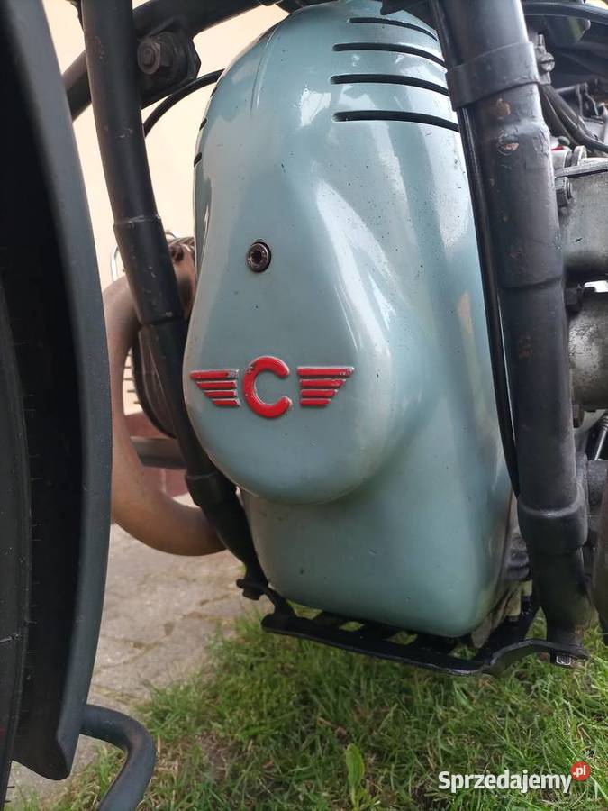Szwajcarski Motocykl Wojskowy Condor A 580 Rok produkcji 1953 Konin