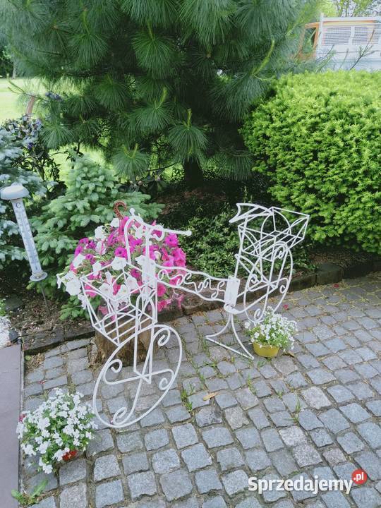 Rower kwietnik z dwoma koszami Belsoo ręcznie pomorskie Gdańsk