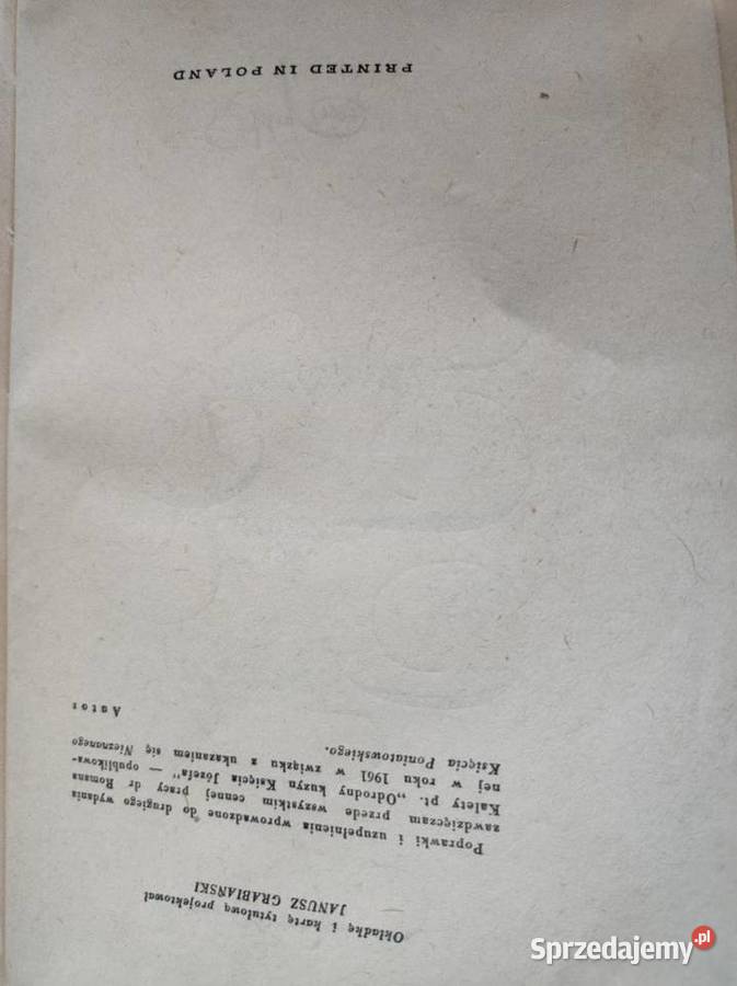 1964 Nieznany książę Poniatowski Marian Brandys Kielce
