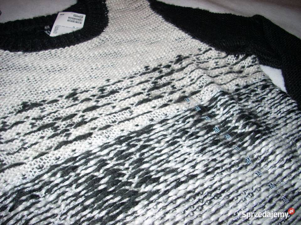 HM Ciepły Sweter NOWY r36 S wełna 20 metka H&M sprzedam