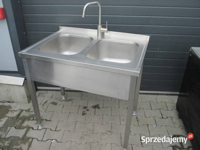Zlew 2 Komory Dwukomorowy z Półką 1007085 wielkopolskie Ostrów Wielkopolski sprzedam