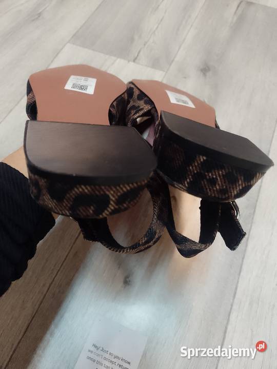 43 ASOS Design Panterkowe baleriny wieczorowe z czarny Kraków