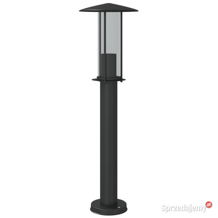 Lampy ogrodowe na słupku 3 czarne 60 stal Warszawa sprzedam