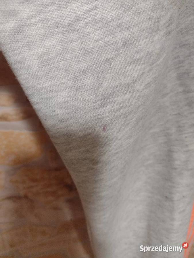 38M ADIDAS Ekskluzywne Szare spodnie dresowe szary/srebrny Kraków