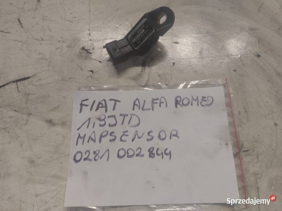 FIAT ALFA ROMEO 19JTD mapsensor 0281002844 osobowe świętokrzyskie Kielce