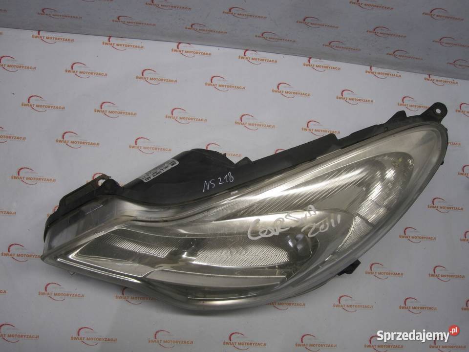 OPEL CORSA D lampa lewa przód 13392707 ANGLIK osobowe Kielce