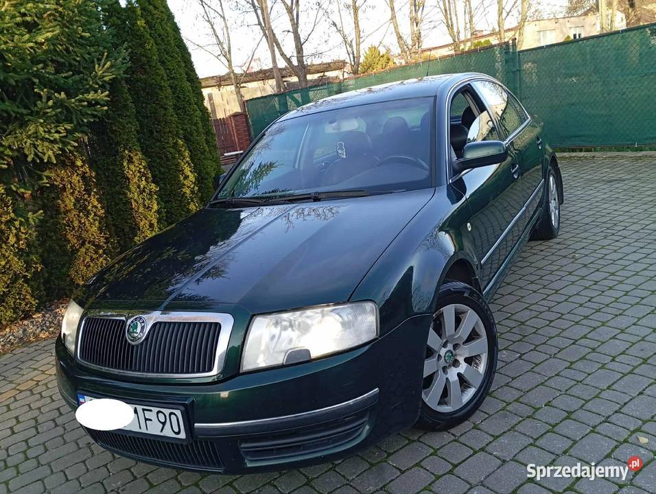 SKODA SUPERB ŁADNA 19 TDI SALON POLSKA czujnik zmierzchu Gostynin