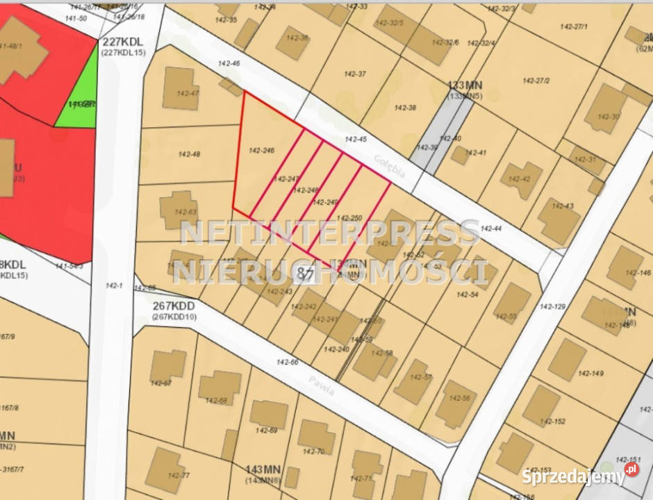 Działka 587m2 Olsztyn sprzedam