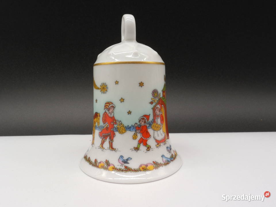 Dzwonek świąteczny porcelana HUTSCHENREUTHER