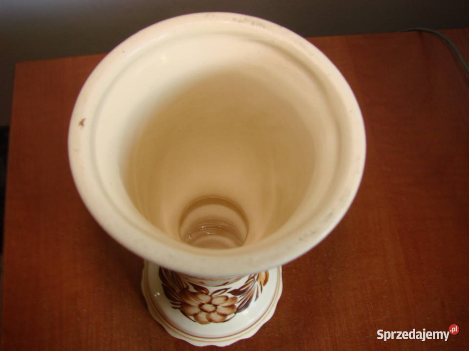 stary fajansowy świecznik pomorskie Pruszcz Gdański