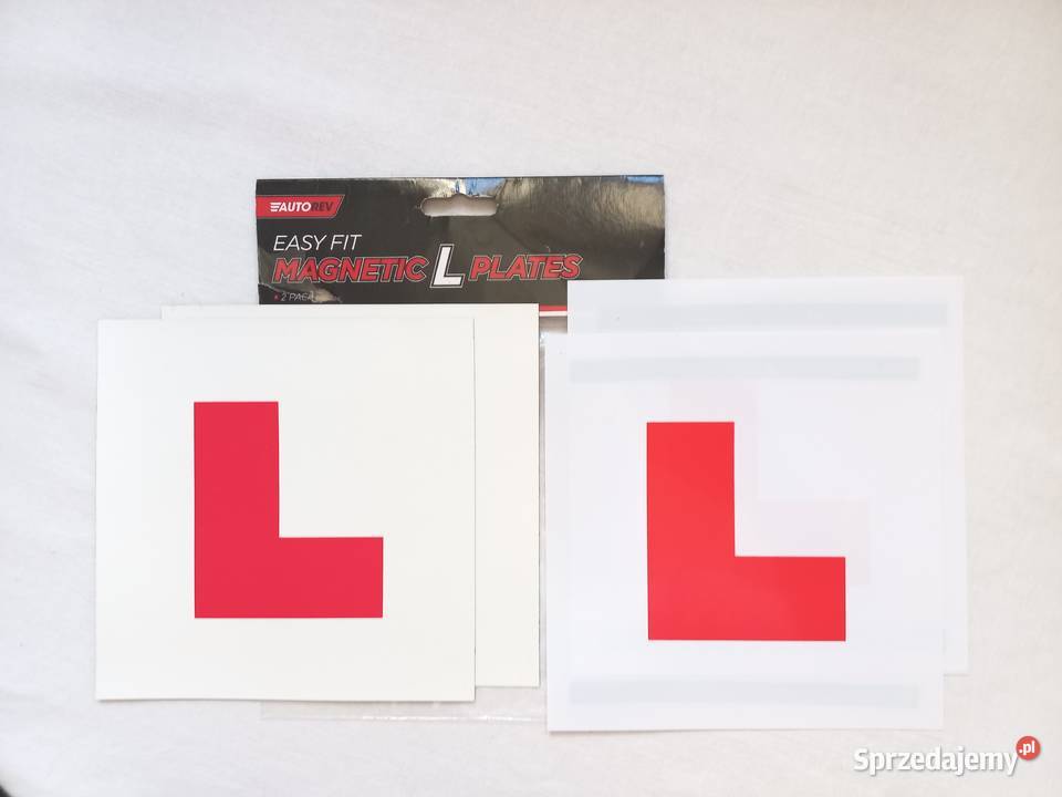 Tablica magnetyczna Naklejka nauka jazdy L w UK podlaskie Białystok
