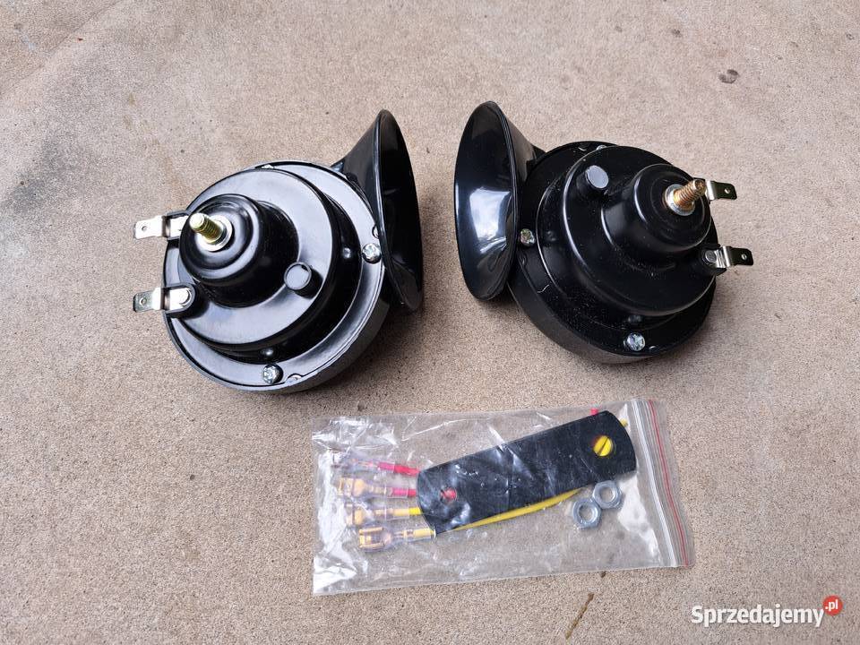 Sygnał dżwiękowy trąbka 2 komplet Leszno