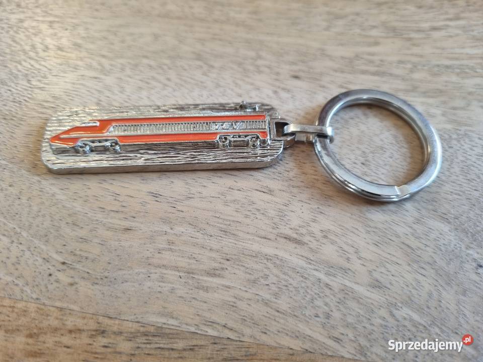 Metalowy breloczek Pociąg TGV SNCF Francja Warszawa