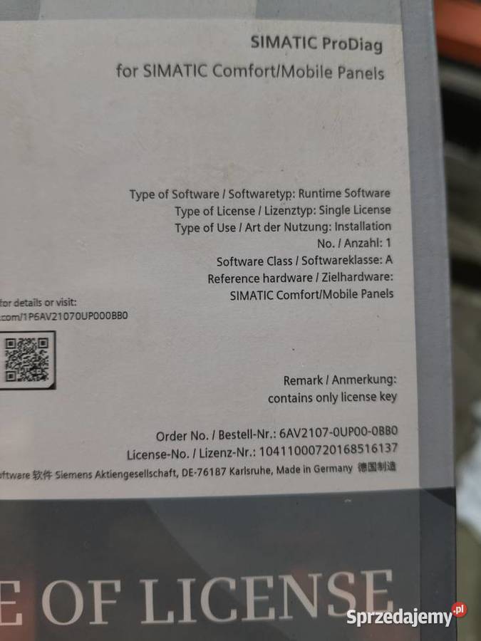 Oprogramowanie SIMATIC Bolesławiec