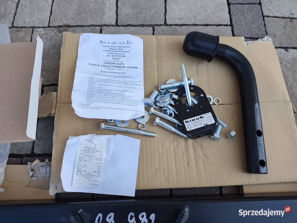 Hak holowniczy Skoda superb 1 Passat B5 nowy Gliwice sprzedam
