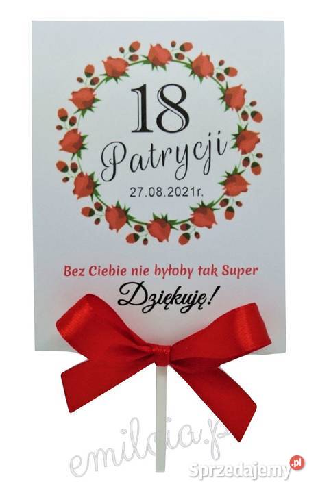 Lizak Pamiątka Prezent Podziękowanie Gości 18 Pozostałe lubuskie Zielona Góra