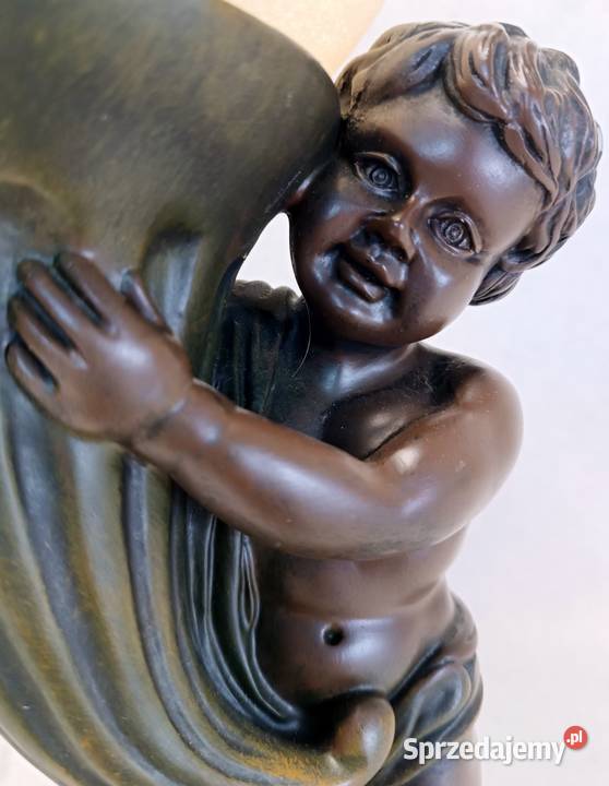 Lampa stołowa z Cherubinem Putto Amorek Aniołek podkarpackie Rzeszów