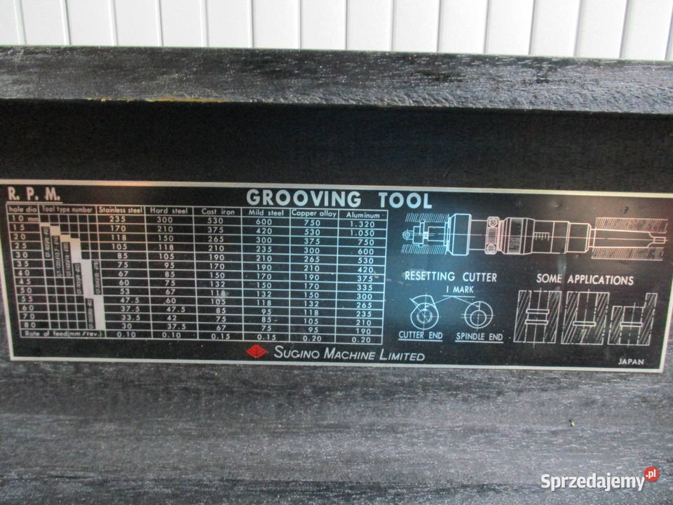 Gwintownik maszynowy SUGINO GROOVING TOOL GT 303 Pozostałe