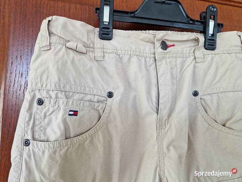 Spodenki szorty beżowe Tommy Hilfiger rozmiar 10 Tommy Hilfiger Bibice